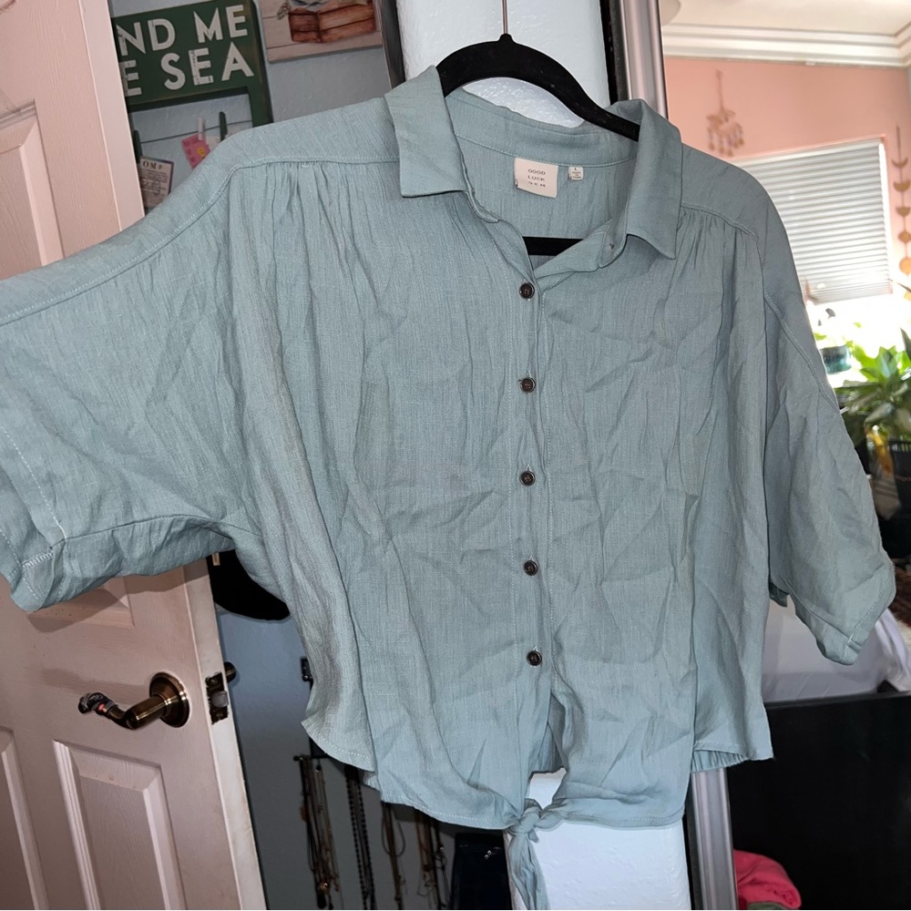 Blue blouse